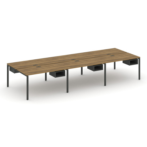 Бенч-система на 6 мест с подвесными тумбами Concept CN.DRS-141