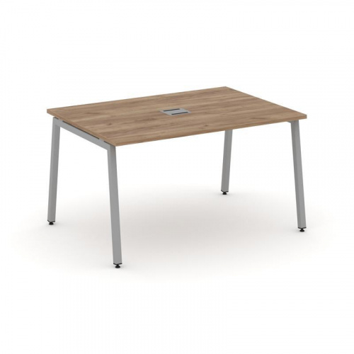 Style Project Стол переговорный SN-4A.SPRG-002 Тиквуд Светлый/Металл Белый 1180*980*750 фото 3 Style Project Стол переговорный SN-4A.SPRG-002 Тиквуд Светлый/Металл Белый 1180*980*750 фото 3