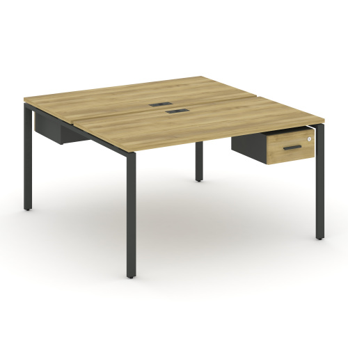 Бенч-система на 2 места с подвесными тумбами Concept CN.DRS-111 фото 4