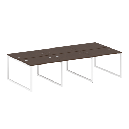 Бенч-система на 6 рабочих мест на О-обр. м/к Metal System Quattro 40БО.СМ-6.1 фото 8