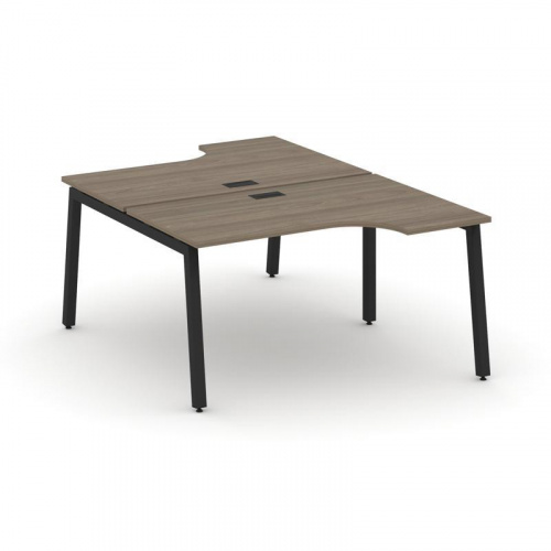 Style Project Рабочая станция эргоном. SN-5A.DRPA-012 Дуб Наварра/Металл Антрацит 1580*1432/1992*750 фото 10