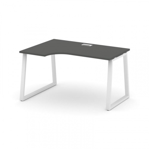 Style Project Стол рабочий эргоном. SN-6T1.SPA-021(L) Акация Лорка/Металл Антрацит/Заглушка Пластик фото 19