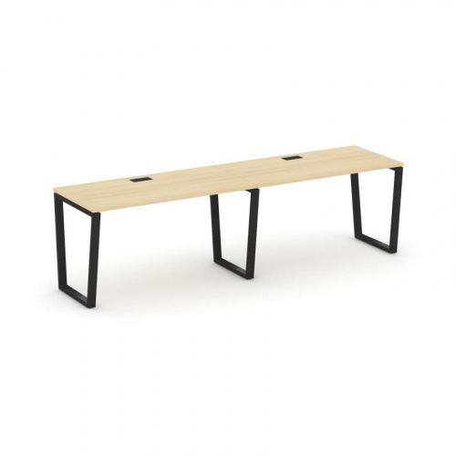 Style Project Рабочая станция 1 сторон. SN-6T2.ORS-014 Акация Лорка/Металл Антрацит/Заглушка Пластик фото 8