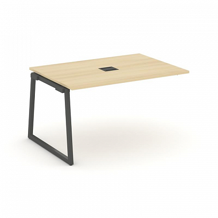 Style Project Проходной наб. элем. перег. стола SN-4T1.NSPRG-003 Акация Лорка/Металл Антрацит/Заглуш