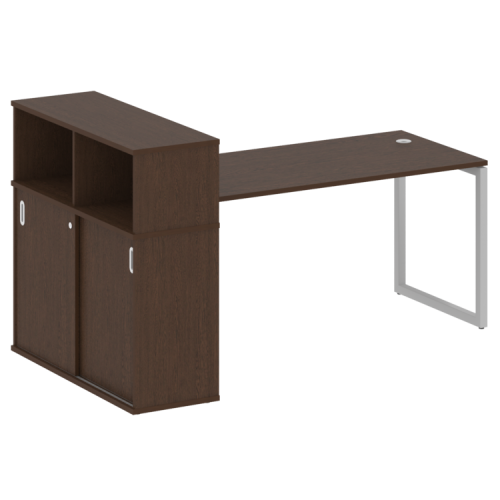 Стол офисный с шкафом-купе на О-обр. м/к Metal System Quattro 40БО.РС-СШК-3.4 фото 6