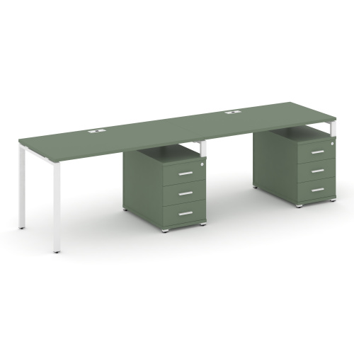 Бенч-система на 2 места с 2 опорными тумбами Concept CN.ORS-312