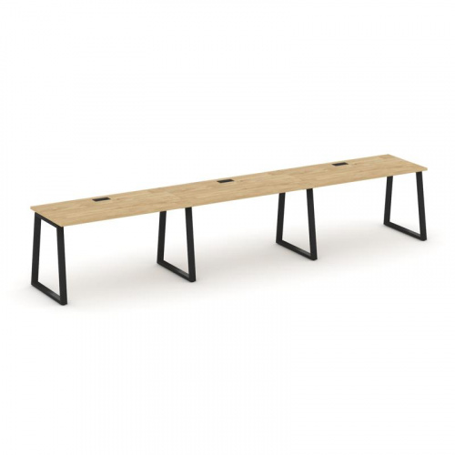 Style Project Рабочая станция 1 сторон. SN-6T1.ORS-031 Акация Лорка/Металл Антрацит/Заглушка Пластик