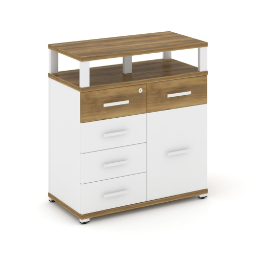 Тумба приставная с 5 ящиками Concept CN.TSP-018 W