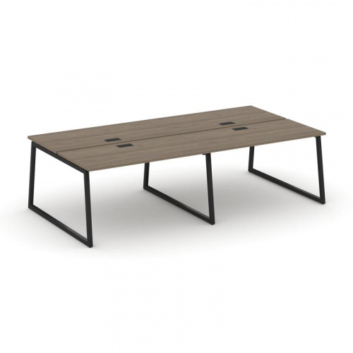 Style Project Рабочая станция 2-х сторон. SN-4T1.DRS-042 Акация Лорка/Металл Антрацит/Заглушка Пласт фото 7