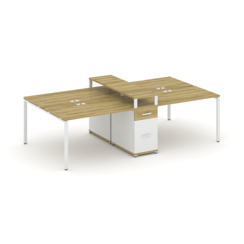 Бенч-система на 4 места с 1 опорной тумбой Concept CN.DRS-438 фото 11