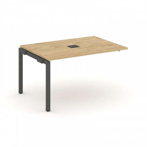 Style Project Проходной наб. элем. перег. стола SN-5P.NSPRG-001 Дуб Наварра/Металл Черный 980*980*75