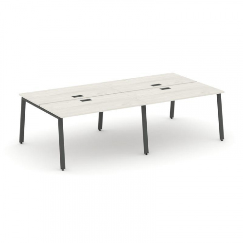 Style Project Рабочая станция 2-х сторон. SN-6A.DRS-034 Вяз Благородный/Металл Антрацит 3160*1232*75 фото 16