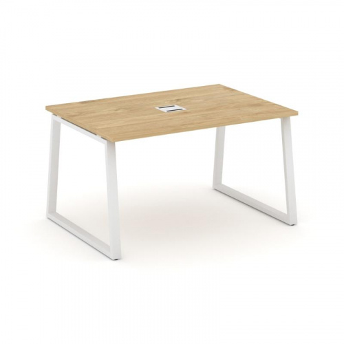 Style Project Стол переговорный SN-6T1.SPRG-002 Акация Лорка/Металл Антрацит/Заглушка Металл Антраци фото 2