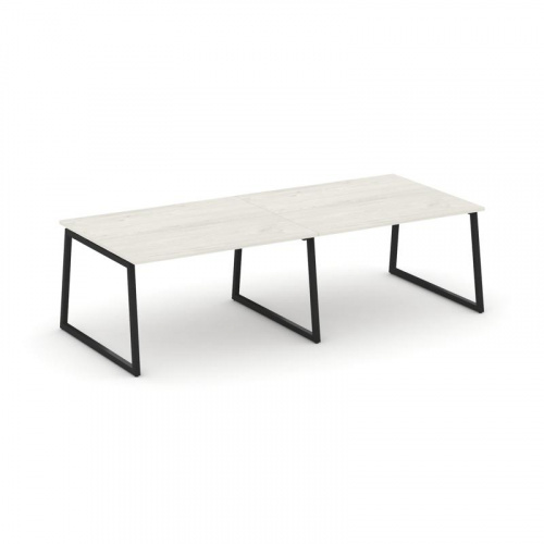 Style Project Стол переговорный SN-4T1.SPRG-044.3 Акация Лорка/Металл Антрацит 3160*1180*750 фото 4