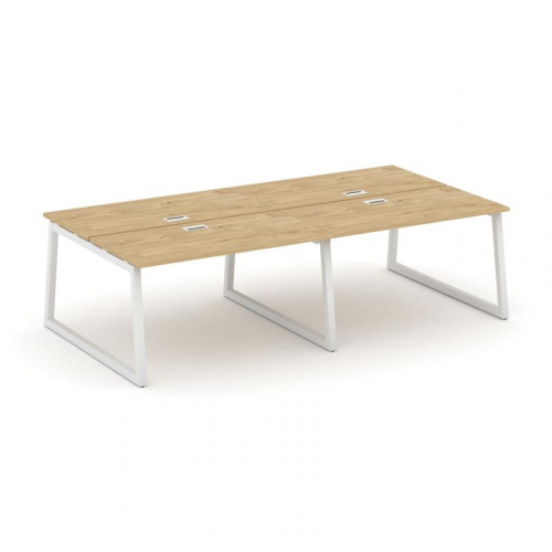 Style Project Рабочая станция 2-х сторон. SN-5T1.DRS-042 Акация Лорка/Металл Антрацит/Заглушка Пласт фото 3