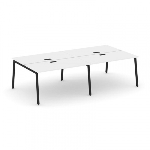 Style Project Рабочая станция 2-х сторон. SN-4A.DRS-042 Антрацит/Металл Белый 2360*1432*750 фото 6