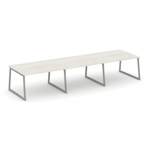 Style Project Стол переговорный SN-4T1.SPRG-054.3 Акация Лорка/Металл Антрацит 4740*1180*750 фото 12