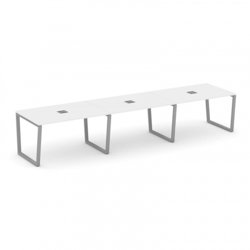 Style Project Стол переговорный SN-6T2.SPRG-023 Акация Лорка/Металл Антрацит/Заглушка Металл Антраци фото 16