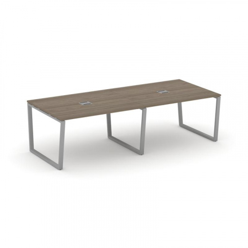 Style Project Стол переговорный SN-6T2.SPRG-044 Акация Лорка/Металл Антрацит/Заглушка Металл Антраци фото 14