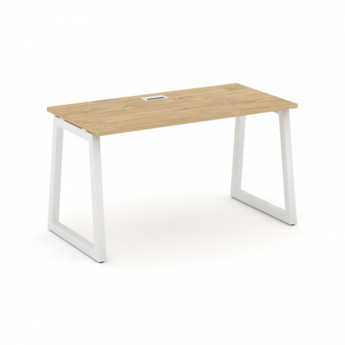 Style Project Стол письменный SN-5T1.SP-021 Акация Лорка/Металл Антрацит/Заглушка Пластик Черный 980 фото 3