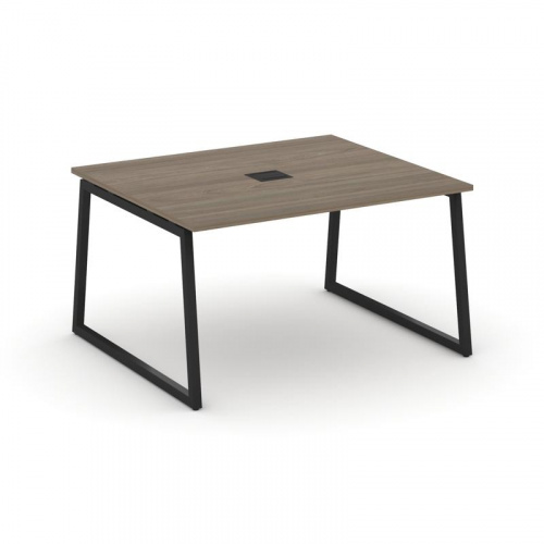 Style Project Стол переговорный SN-4T1.SPRG-034 Акация Лорка/Металл Антрацит/Заглушка Металл Антраци фото 8