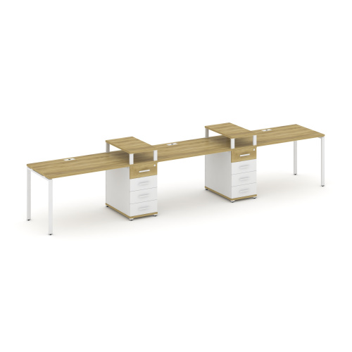 Бенч-система на 3 места с 2 опорными тумбами Concept CN.ORS-450 фото 11