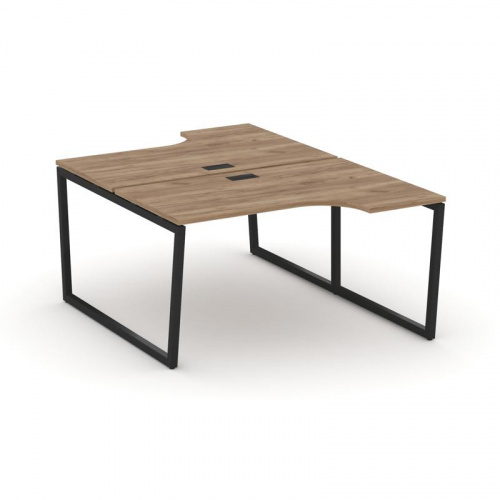 Style Project Рабочая станция эргоном. SN-4T2.DRPA-012 Акация Лорка/Металл Антрацит/Заглушка Пластик фото 4