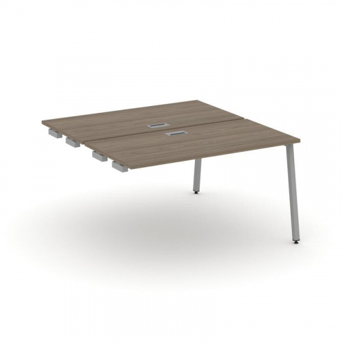 Style Project Стол-приставка к опор. элем. SN-4A.DPRS-013 Дуб Наварра/Металл Антрацит 1380*1432*750 фото 11