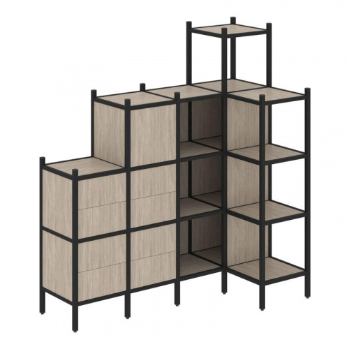 Стеллаж офисный угловой Loft VR.L-48 фото 5 Стеллаж офисный угловой Loft VR.L-48 фото 5