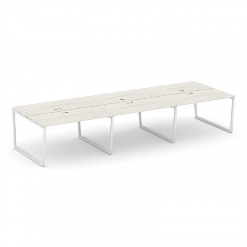 Style Project Рабочая станция 2-х сторон. SN-4T2.DRS-081 Акация Лорка/Металл Антрацит/Заглушка Пласт фото 12