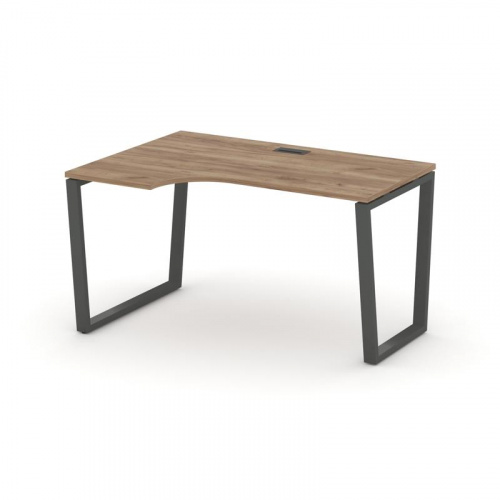 Style Project Стол рабочий эргоном. SN-6T2.SPA-002(L) Акация Лорка/Металл Антрацит/Заглушка Пластик фото 23