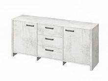 Тумба трехсекционная FB-13-01.D Хромикс белый