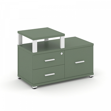 Тумба приставная с 2 ящиками Concept CN.TSP-005 W