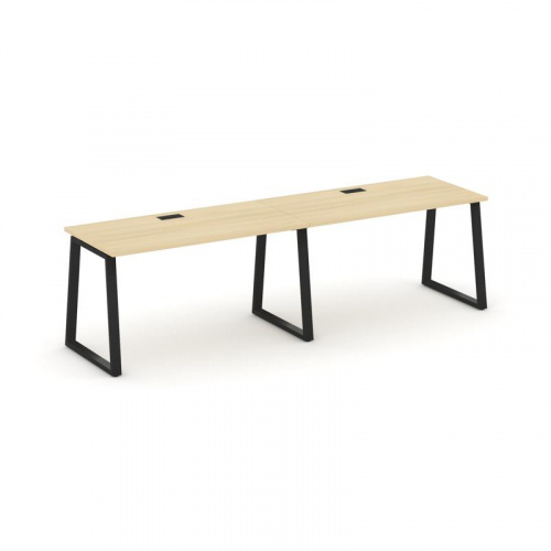 Style Project Рабочая станция 1 сторон. SN-6T1.ORS-004 Акация Лорка/Металл Антрацит/Заглушка Пластик фото 9