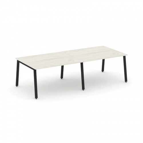 Style Project Стол переговорный SN-6A.SPRG-044.3 Дуб Наварра/Металл Белый 3160*1180*750 фото 10