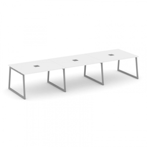 Style Project Стол переговорный SN-4T1.SPRG-052 Акация Лорка/Металл Антрацит/Заглушка Металл Антраци фото 16