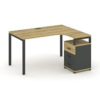 Стол эргономичный с опорной тумбой Concept CN.SA-305(R)