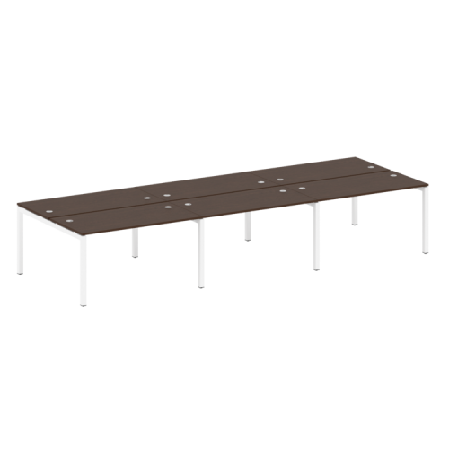 Бенч-система на 6 рабочих мест на П-обр. м/к Metal System Quattro 50БП.СМ-6.3 фото 8