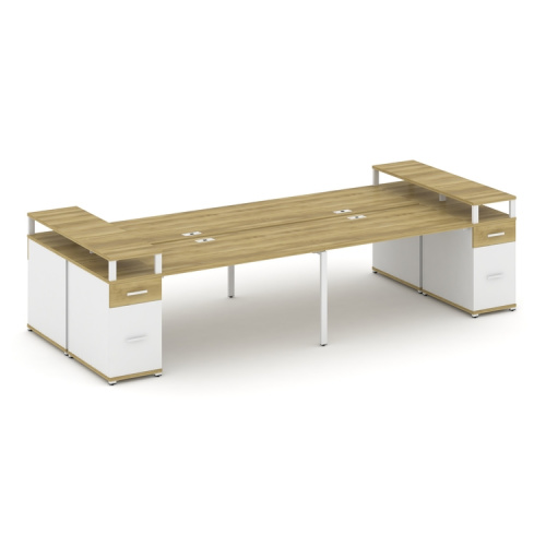 Бенч-система на 4 места с 2 опорными тумбами Concept CN.DRS-447 фото 11