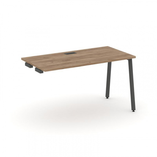 Style Project Стол-приставка к опор. элем. SN-4A.OPRS-013 Антрацит/Металл Белый 1380*700*750 фото 24