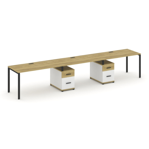 Бенч-система на 3 места с 2 опорными тумбами Concept CN.ORS-339 фото 6