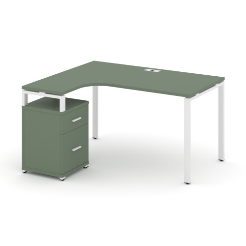 Стол эргономичный с опорной тумбой Concept CN.SA-306(L)