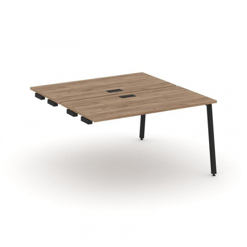 Style Project Стол-приставка к опор. элем. SN-4A.DPRS-013 Дуб Наварра/Металл Антрацит 1380*1432*750 фото 10