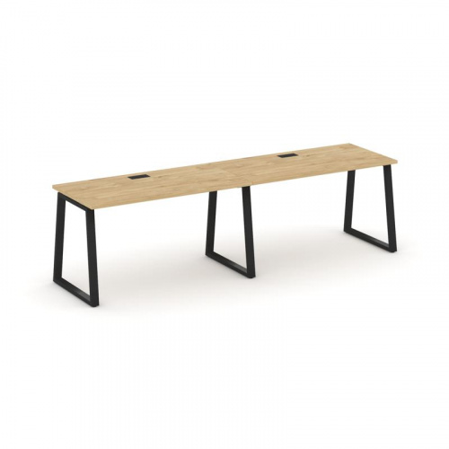 Style Project Рабочая станция 1 сторон. SN-6T1.ORS-004 Акация Лорка/Металл Антрацит/Заглушка Пластик