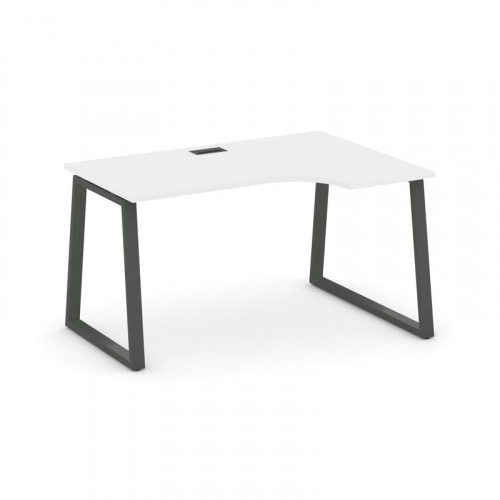 Style Project Стол рабочий эргоном. SN-6T1.SPA-001(R) Акация Лорка/Металл Антрацит/Заглушка Пластик фото 26