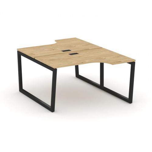 Style Project Рабочая станция эргоном. SN-5T2.DRPA-021 Акация Лорка/Металл Антрацит/Заглушка Пластик