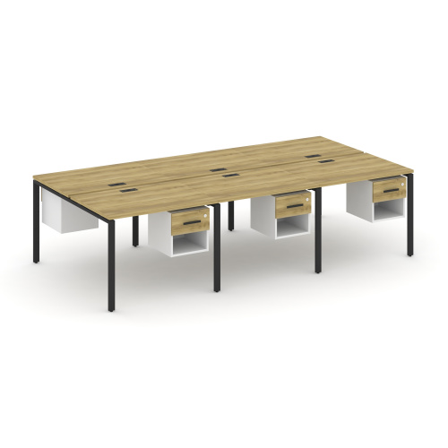 Бенч-система на 6 мест с подвесными тумбами Concept CN.DRS-157 фото 6