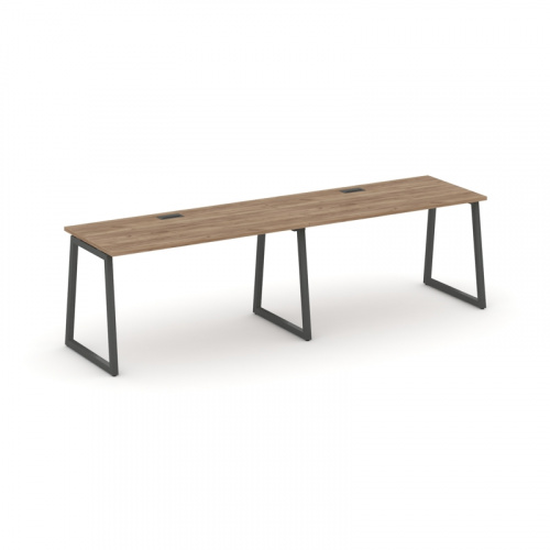 Style Project Рабочая станция 1 сторон. SN-4T1.ORS-023 Акация Лорка/Металл Антрацит/Заглушка Пластик фото 10