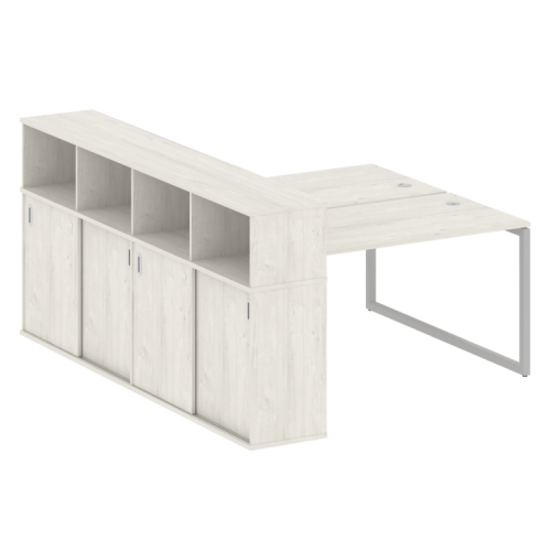 Бенч-система с шкафом-купе на О-обр. м/к Metal System Quattro 40БО.РС-СШК-4.3 фото 9