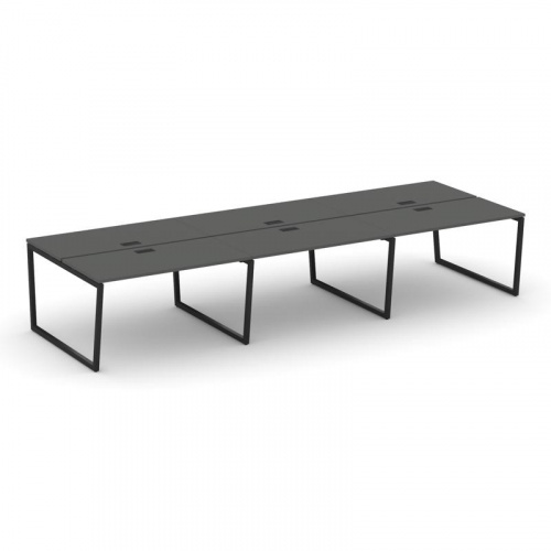 Style Project Рабочая станция 2-х сторон. SN-4T2.DRS-081 Акация Лорка/Металл Антрацит/Заглушка Пласт фото 6